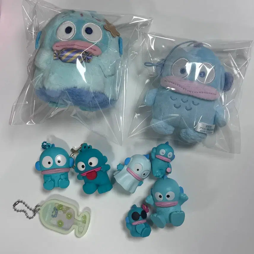 [BUNJANG] Sanrio Hangyodon Doll Keychain Figure Bundle Set / 산리오 한교동 인형 키링 피규어 일괄