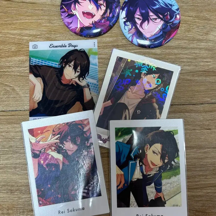 [BUNJANG] Ensemble Stars! Rei Ichijou Ibecore Badge Fatsarts Bundle Set / 앙스타 레이 이베코레 뱃지 파샷츠 일괄