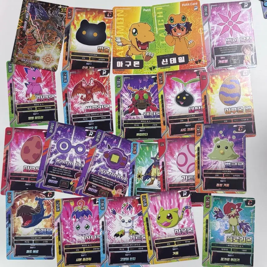 [BUNJANG] Digimon Card Bundle Set (34 Cards) / 디지몬 카드 34장 일괄 판매