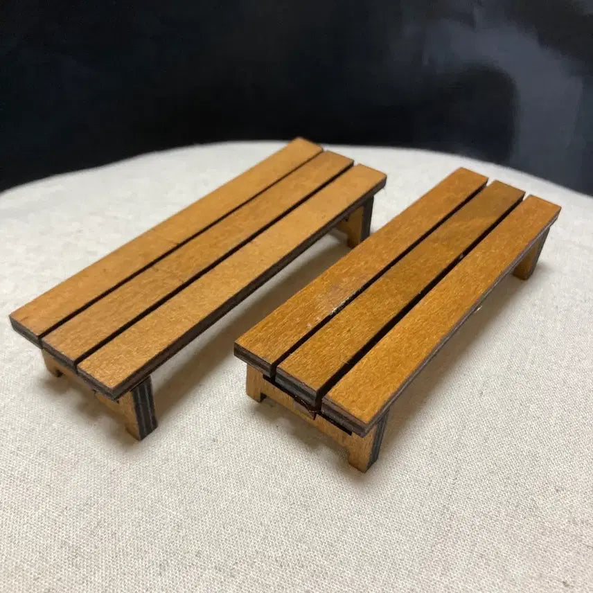 [BUNJANG] Decol Floor Korean Traditional House Miniature (x2) / 데꼴 툇마루 *2
