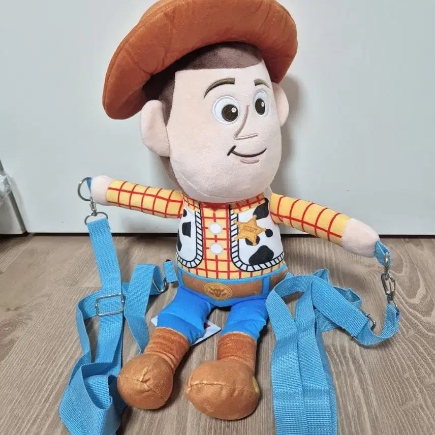 [BUNJANG] Disney Official Toy Story Woody Plush Bag Backpack / 디즈니 정품)토이스토리 우디 봉제가방(백팩)