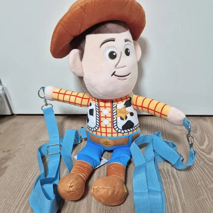 [BUNJANG] Disney Official Toy Story Woody Plush Bag Backpack / 디즈니 정품)토이스토리 우디 봉제가방(백팩)