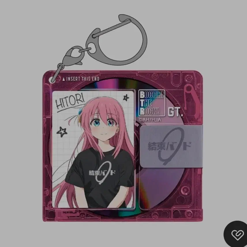 [BUNJANG] Bocchi the Rock! Hitori Disc-Style Acrylic Keyring / 봇치 더 록! 히토리 디스크풍 아크릴 키링