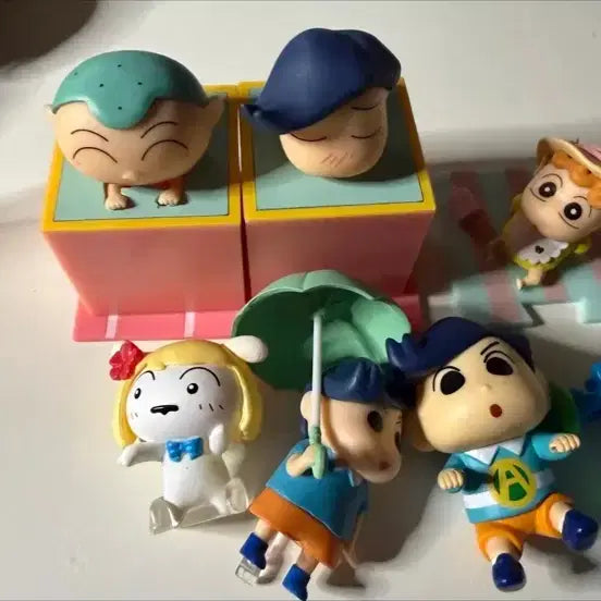 [BUNJANG] Crayon Shin-chan Figure Set (Chulsoo, Shiniro, Hooni, Bongmi-sun, Jjang-a) / 반택포) 짱구는 못말려 피규어 가챠 일괄 철수 흰둥이 훈이 봉미선 짱아