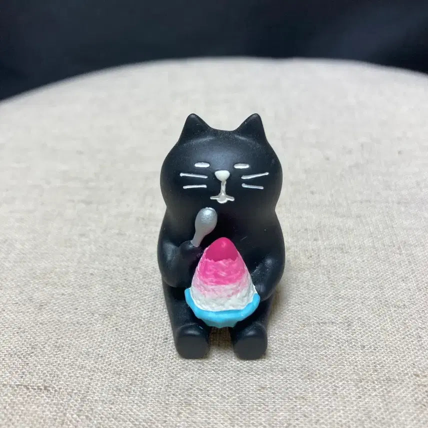 [BUNJANG] Decole concombre Black Cat Bingsu &amp; Parted Hair Cat Watermelon / 데꼴 검정고양이 빙수 + 가르마고양이 수박
