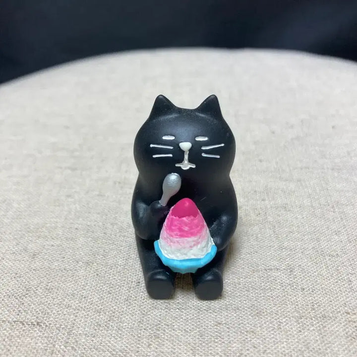 [BUNJANG] Decole concombre Black Cat Bingsu &amp; Parted Hair Cat Watermelon / 데꼴 검정고양이 빙수 + 가르마고양이 수박
