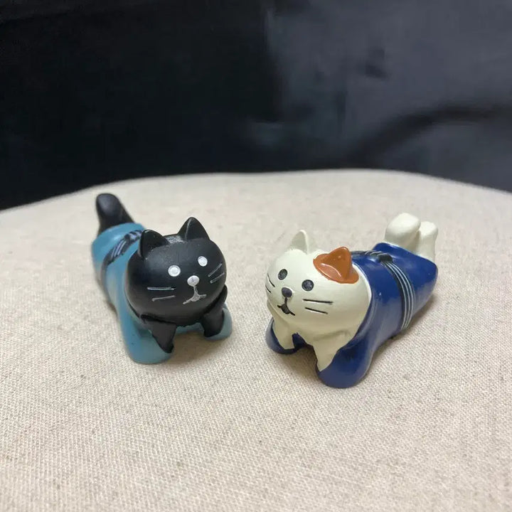 [BUNJANG] DeCollection Concombre Black Cat Yukata + Calico Cat Yukata / 데꼴 검정고양이 유카타 + 삼색고양이 유카타