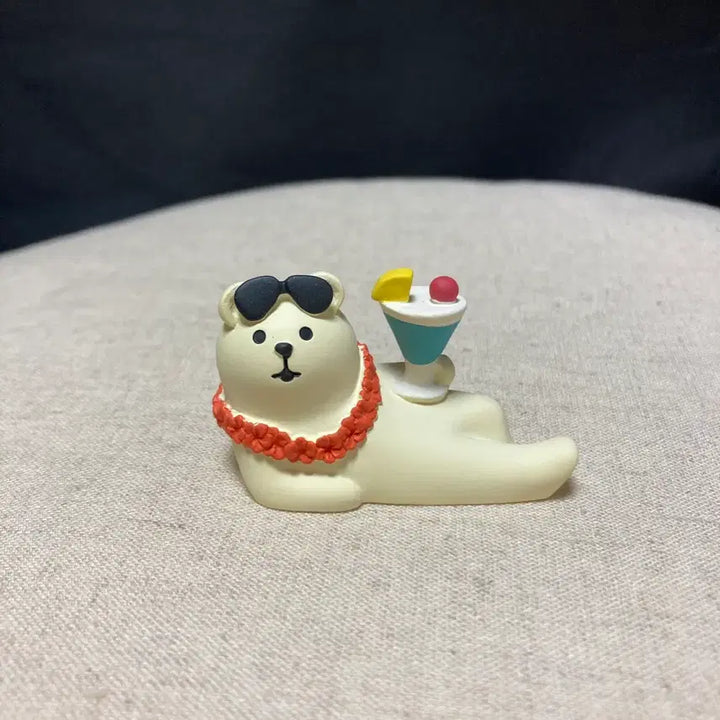 [BUNJANG] Decomold Polar Bear Cocktail + Penguin Cocktail Figurines / 데꼴 백곰 칵테일 + 펭귄 칵테일
