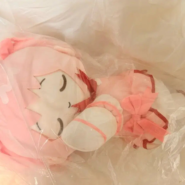 [BUNJANG] Puella Magi Madoka Magica Sleeping Plush 30cm (China Exclusive) / [중국한정.공굿.미개봉.즉시배송]마도카 마기카 마마마 잠자는 인형 30cm
