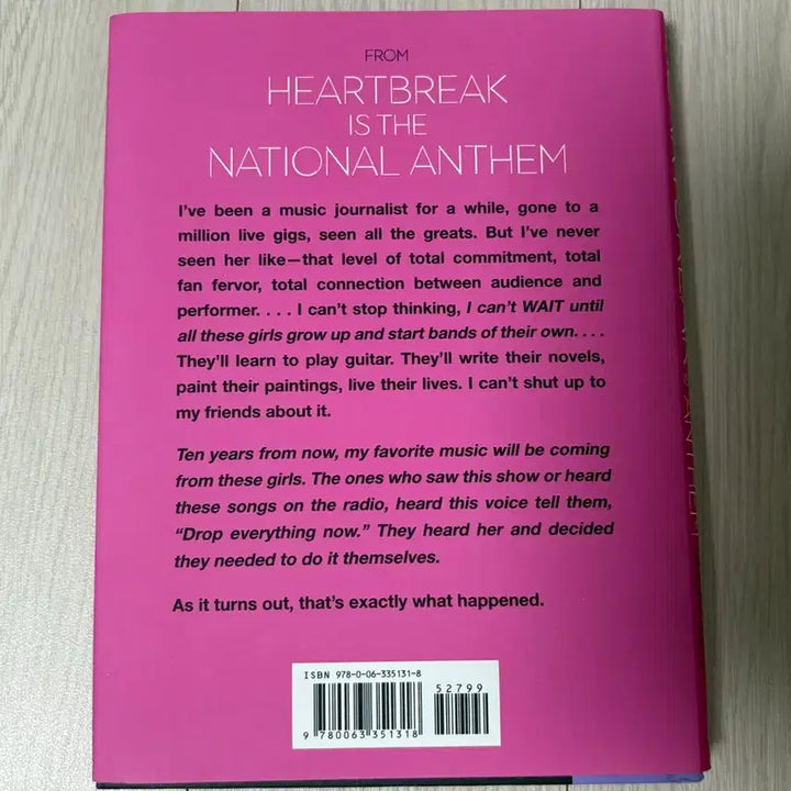 [BUNJANG] Heartbreak Is the National Anthem: How Taylor Swift Reinvented Pop Music by Rob Sheffield / 테일러 스위프트 책 heartbreak is the national