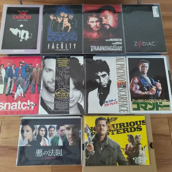 [BUNJANG] Vintage Japanese Movie Pamphlet Bundle Set + Flyers (Tarantino, Scarface, Zodiac) / 일본 빈티지 영화팜플렛 영화전단지 일괄 타란티노/호러/공포영화/수집/굿즈