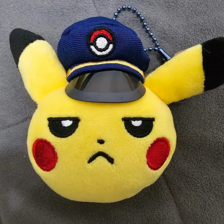 [BUNJANG] Pikachu Keyring Plush Doll / 역장 피카츄(찌릿) 키링 인형 판매