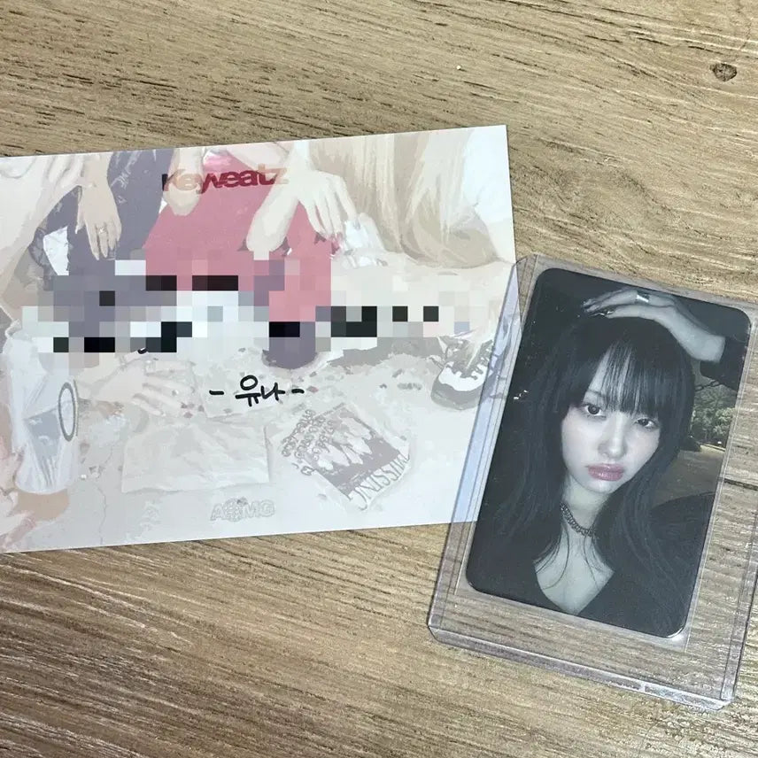 [BUNJANG] Kbeets Studio Handwritten Letter + Photocard Yuna / 키비츠 공방 역조공 손글씨+포카 유나