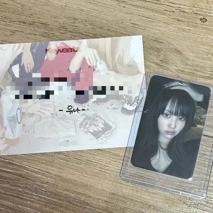 [BUNJANG] Kbeets Studio Handwritten Letter + Photocard Yuna / 키비츠 공방 역조공 손글씨+포카 유나
