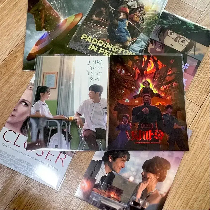 [BUNJANG] Various Movie Art Cards and Film Markers / 퇴마록 패딩턴 아트카드 그시절우리가좋아했던소녀 필름마크 캡틴아메리카TTT