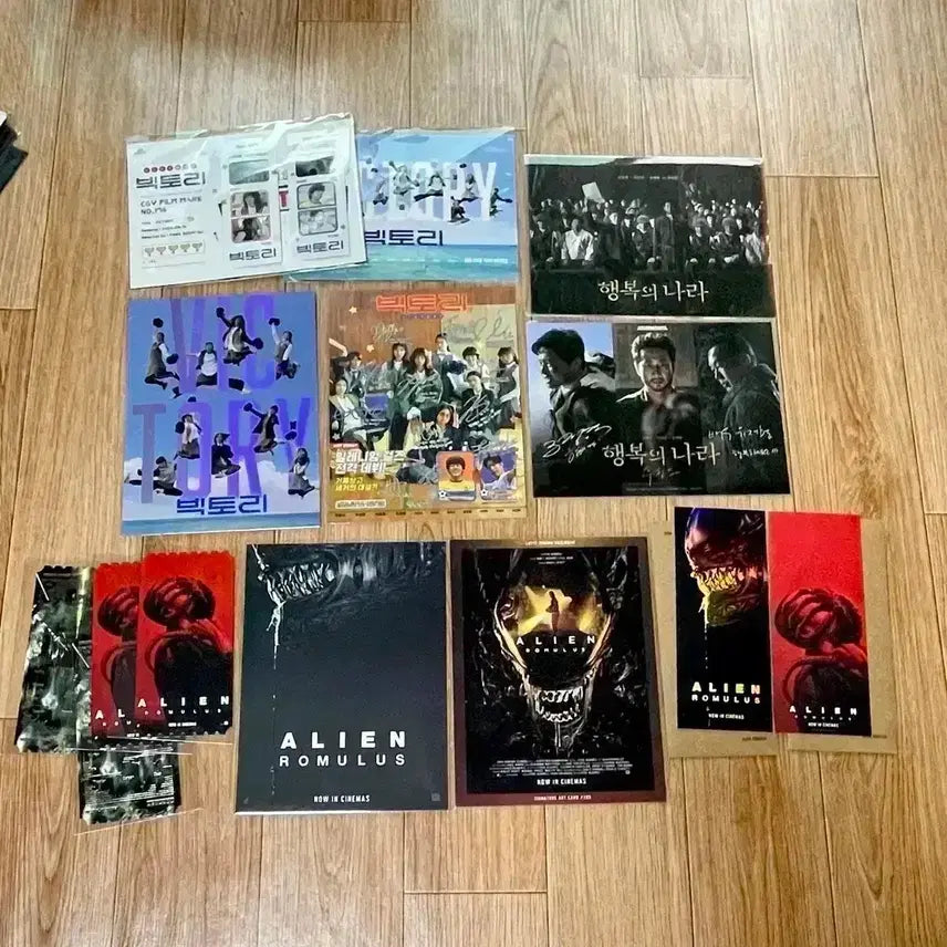 [BUNJANG] Movie Victory A3 Poster &amp; Signed Art Card (Hyeri, Park So-wan) Film Special Goods / 빅토리 A3 포스터 싸인 아트카드 혜리 박세완 영화 특전 굿즈 히든페이스