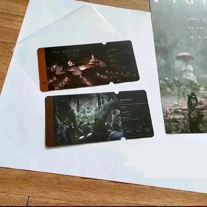 [BUNJANG] Rungjong Movie Poster Set (Art Card, Film Mark, Special Ticket) / 랑종 포스터 2종 아트카드 필름마크 나홍진 영화 굿즈 스페셜티켓