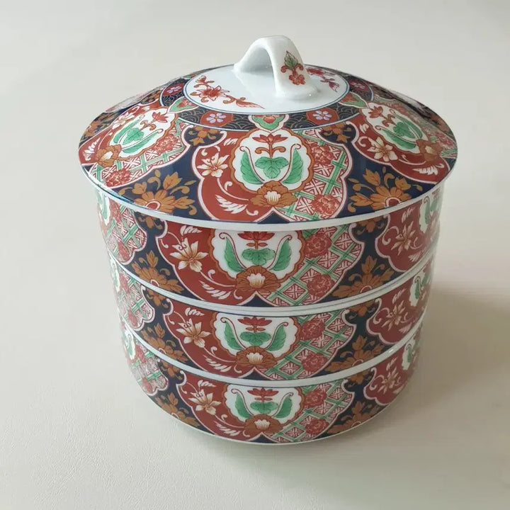 [BUNJANG] Maebata Mino Ware Toki Kosan Kiln 3-Tier Box / 미노야키 마에바타 도기고산가마(일본)