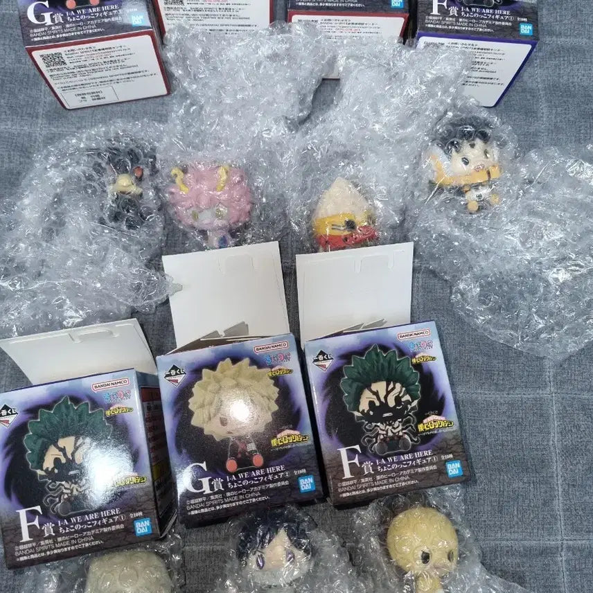 [BUNJANG] My Hero Academia Ichiban Kuji Chokonokko Figure Bundle Set (7 Figures) / 히로아카 제일복권 초코노코 7개 비닐 미개봉 새상품 최저가