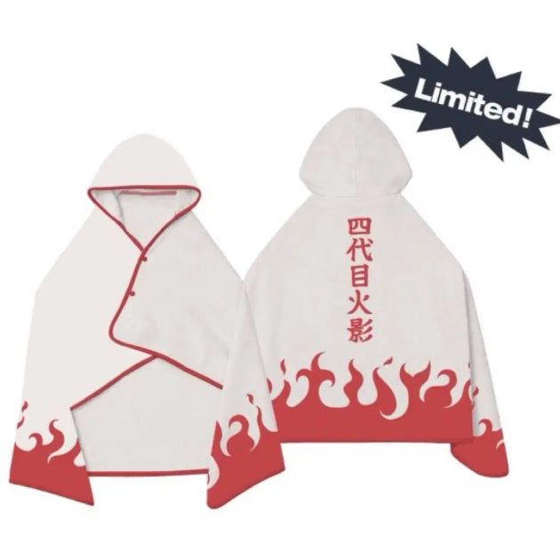 [BUNJANG] SPAO Naruto Hokage Hooded Blanket / 스파오 나루토 호카게 후드 담요