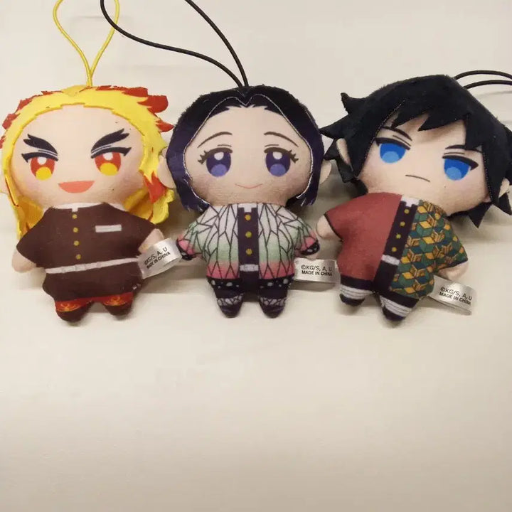[BUNJANG] Kimetsu no Yaiba (Demon Slayer) Capcom Friends Plush Mascot Set / 귀멸의칼날 카푸코프렌즈 누이 마스코트 인형 일괄