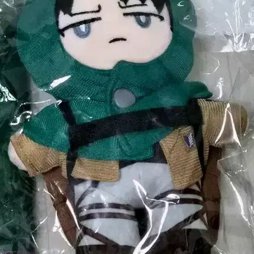 [BUNJANG] Attack on Titan Levi Plush Toy / 진격의거인 리바이 누이 + 에코백