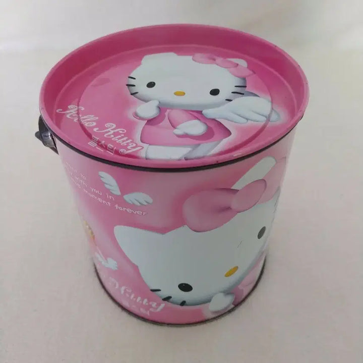 [BUNJANG] 2000s Hello Kitty Ball Stick Tin Basket / 2000년대 헬로키티 볼스틱 틴 바스켓 / 빈티지 인테리어소품 틴케이스