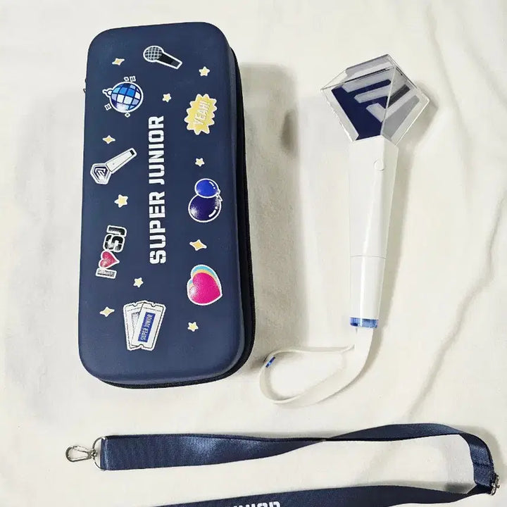 [BUNJANG] Super Junior Light Stick + Light Stick Case Bundle / 슈퍼주니어 응원봉+응원봉케이스 양도 합니다