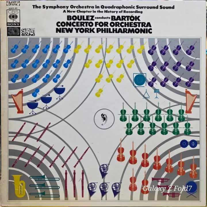 [BUNJANG] Bartók Concerto for Orchestra LP Vinyl Record / BA-607. 바르톡 관현악 협주곡 LP.