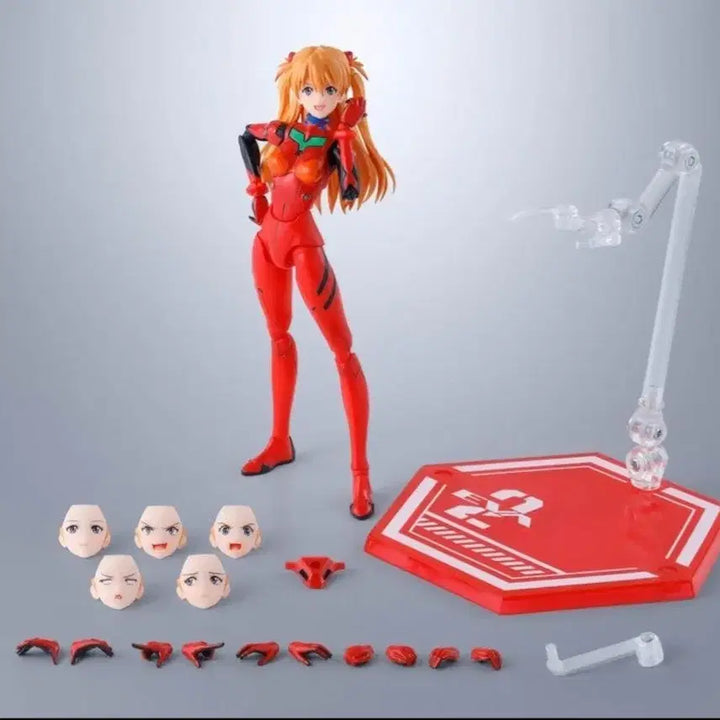 [BUNJANG] Bandai Evangelion Shikinami Asuka Langley SHF Action Figure / 반다이 에반게리온 시키나미 아스카 랑그레이 SHF 액션피규어