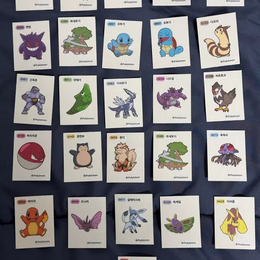 [BUNJANG] Pokemon Stickers 26-Piece Bundle Set / 포켓몬 띠부씰 26개 일괄