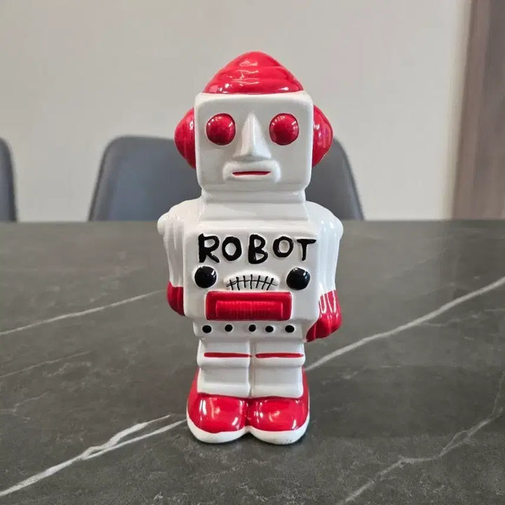 [BUNJANG] Vintage Ceramic Robot Piggy Bank / 빈티지 세라믹 로봇 저금통