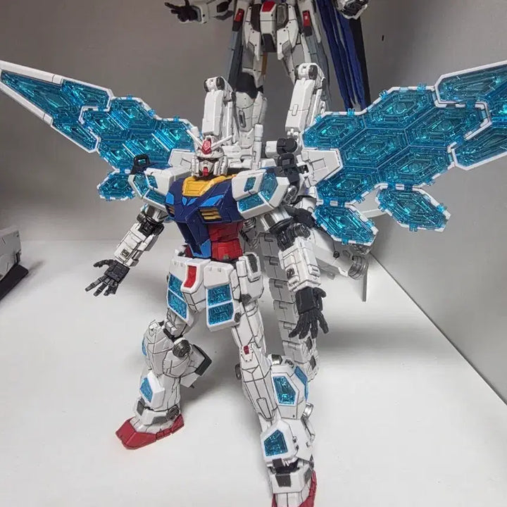 [BUNJANG] HG RX-78F00/E Gundam Glass Feather Equipment Version Pre-Assembled Model Kit / 중국제 HG RX-78F00/E 건담 글라스패더 장비 버젼 가조립 팝니다