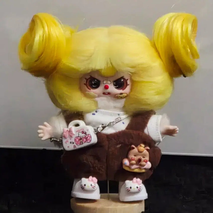 [BUNJANG] BabySleeby Plushie 50cm Wooden Stand / 베이비쓰리 봉제인형 50사이즈 나무 스탠드