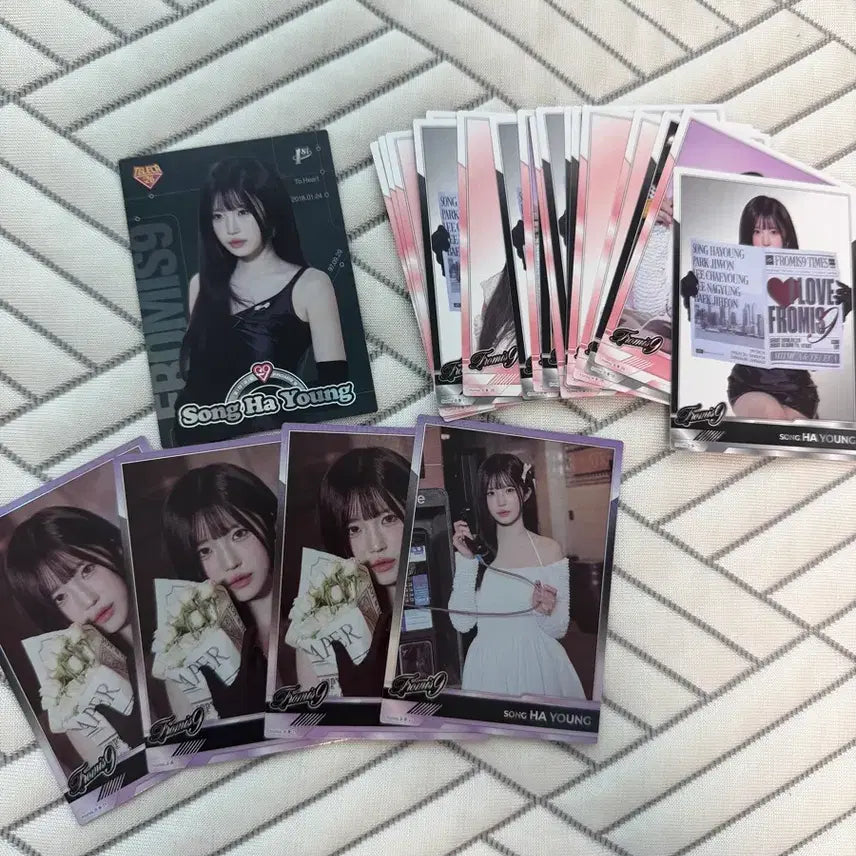 [BUNJANG] fromis_9 Song Hayoung Teraka Photocard Rare &amp; Normal Bundle Set / 프로미스나인 테레카 카드 송하영 레어 및 노말 일괄