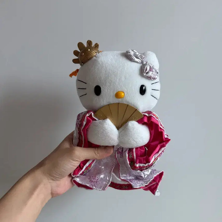 [BUNJANG] Classic Hello Kitty Japanese Traditional Outfit Doll / 고전 헬로키티 인형