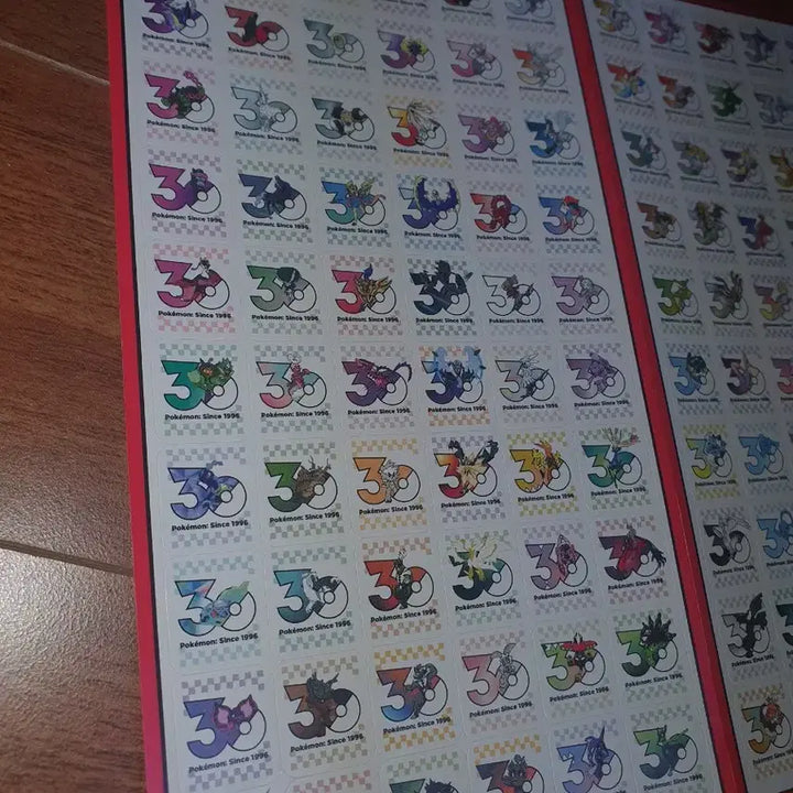 [BUNJANG] Pokemon 30th Anniversary Legendary Pokemon Sticker Set / 포켓몬 30주년 전설의 포켓몬 스티커 세트