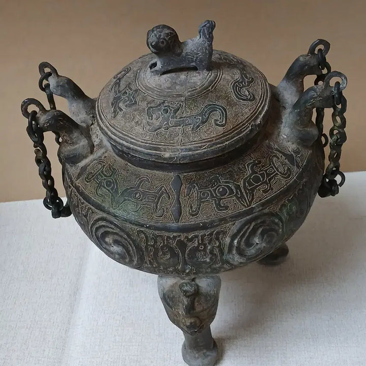 [BUNJANG] Bronze Samjoko Censer / 청동삼족오향로