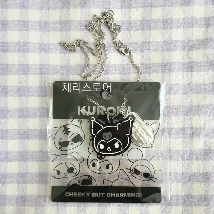 [BUNJANG] Sanrio Kuromi Kuromiz Five Necklace / 산리오 쿠로미 쿠로미즈 파이브 목걸이