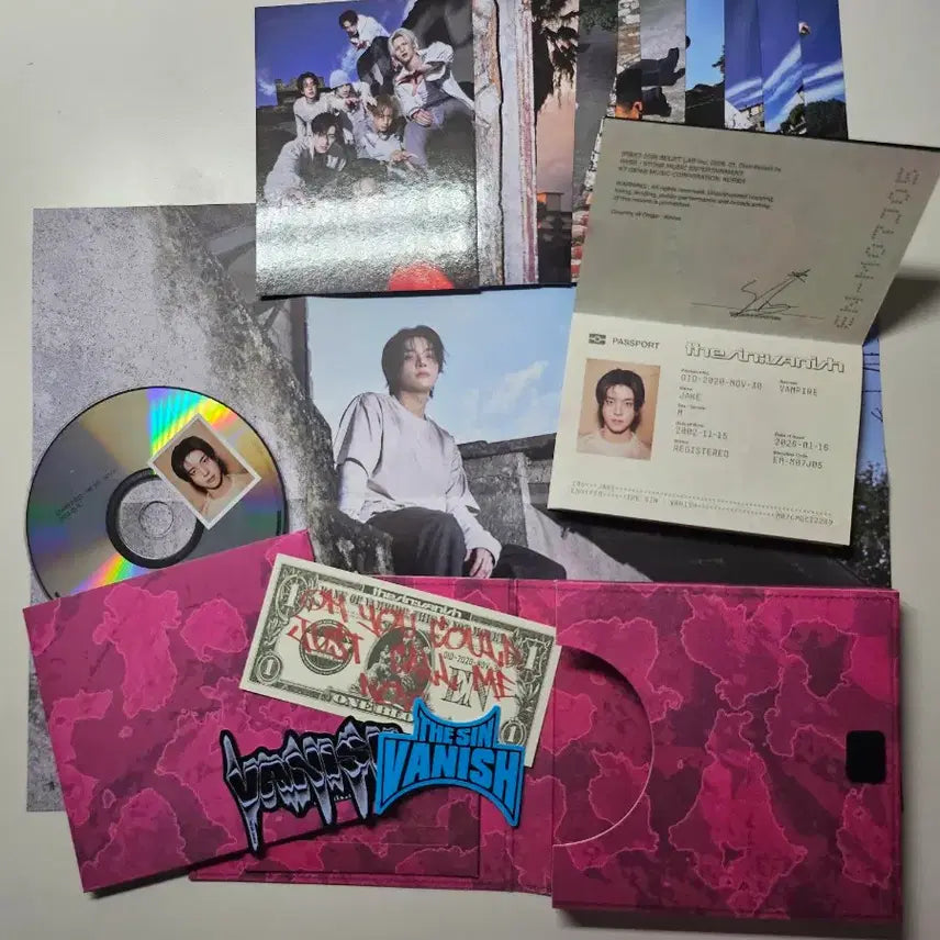 [BUNJANG] Enhypen The Sun Vanish Engine Edition Jake Photocard / 엔하이픈 더신배니시 엔진반 제이크 ver.