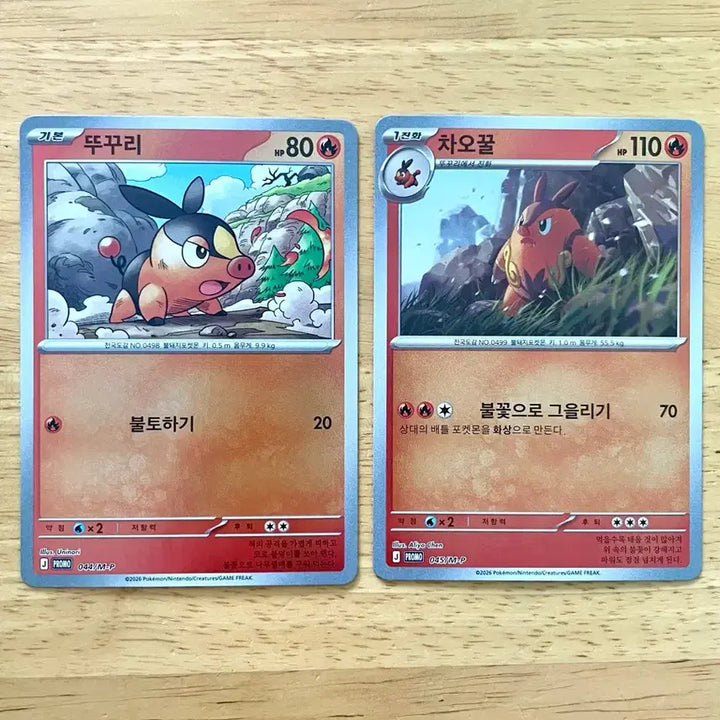 [BUNJANG] Pokemon Card Turtonator G-Max Hatterene Torkoal Promo Card / 포켓몬카드 뚜꾸리 차오꿀 프모로