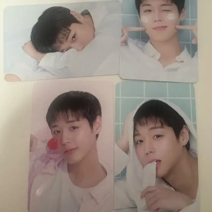[BUNJANG] Park Jihoon Makprem Photocard Bundle Set / 박지훈 메이크프렘 poca포토카드 4종 일괄 판매 park jihoon