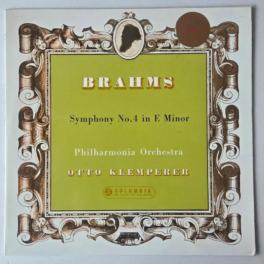 [BUNJANG] Otto Klemperer Brahms Symphony No. 4 LP (Columbia SAX First Pressing) / 오토 클렘페러 - 브람스 교향곡 4번 LP ( 콜롬비아 SAX 초반)