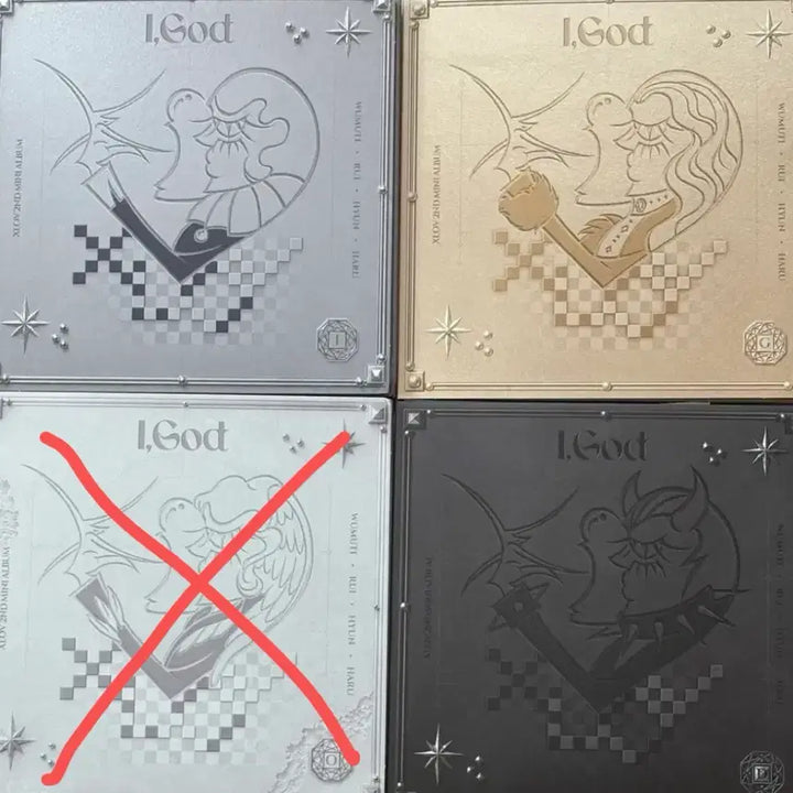 [BUNJANG] XLOV I,GOD Album Set (Sealed) / XLOV 엑스러브 I,GOD 미개봉 앨범 3장 1세트