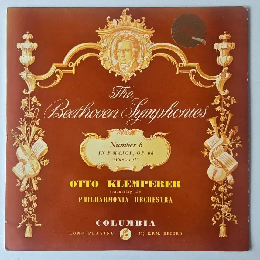[BUNJANG] Otto Klemperer Conducts Beethoven Symphony No. 6 "Pastoral" LP (UK Columbia SAX First Pressing) / 오토 클렘페러 - 베토벤 교향곡6번 전원 LP ( 콜롬비아SAX초반)