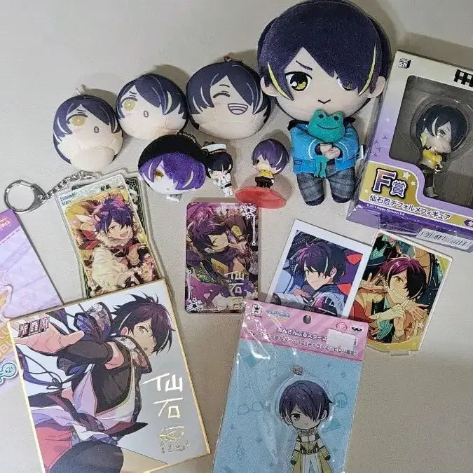 [BUNJANG] Ensemble Stars Shinobu Bundle Set (Plush, Manju, Figure, etc.) / 앙스타 시노부 일괄 (누이,만쥬 피규어 등등)