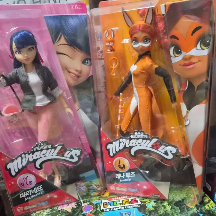 [BUNJANG] Miraculous Ladybug Marinette Rena Rouge Dolls Bundle Set / 미라큘러스 레이디버그 마리네뜨 레나루즈 인형 일괄