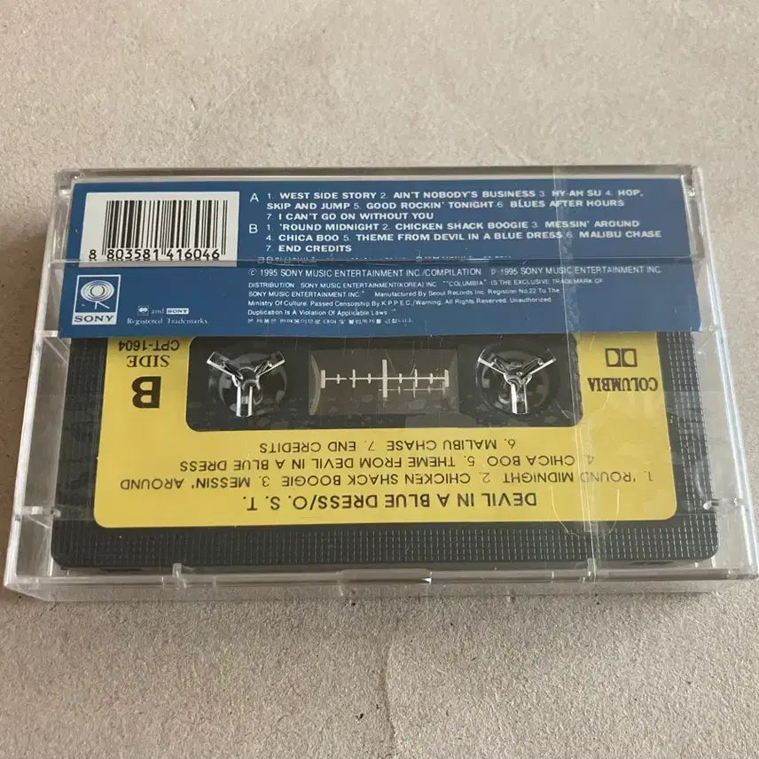 [BUNJANG] Devil in a Blue Dress 90s Film OST Unsealed Cassette Tape / 90년대 영화 블루데블 OST 재즈 블루스 영화음악 미개봉 카세트테이프