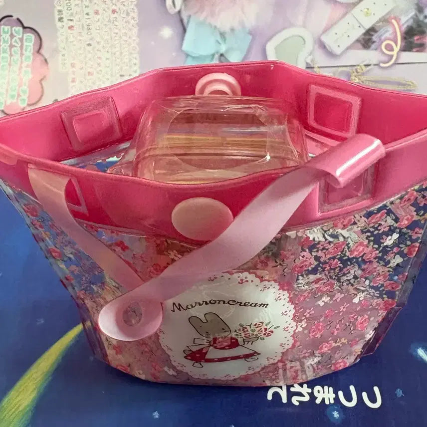[BUNJANG] Marron Cream Mini Stamp Set &amp; Pouch Gacha Bundle / 마론크림 미니 도장 세트 &amp; 파우치 가챠 일괄