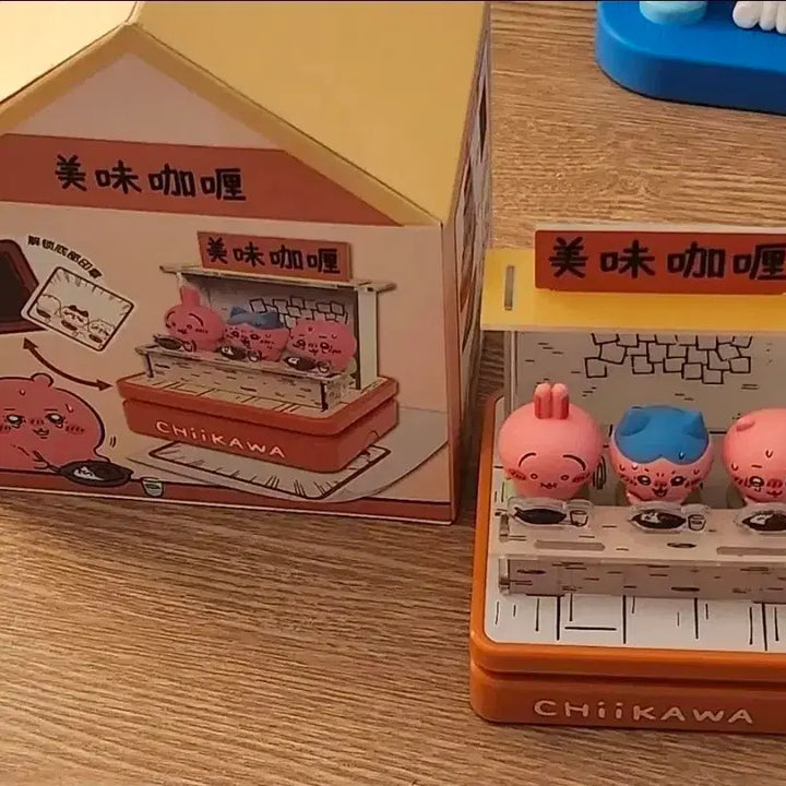[BUNJANG] Chiikawa Spicy Curry Acrylic Figure Stamp / [최종가격]먼작귀 치이카와 매운카레 아크릴 피규어 스탬프